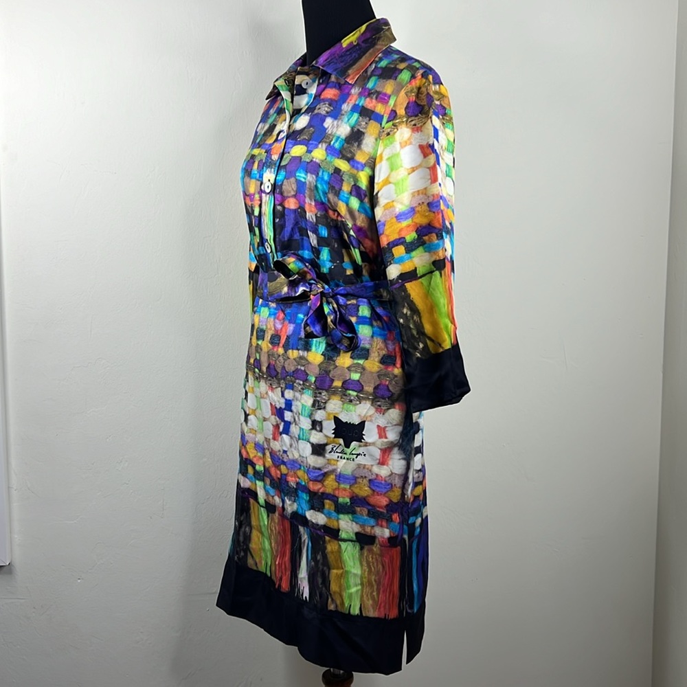 LOUP Blondie French Silk Dress 38 - Picture 5 of 8